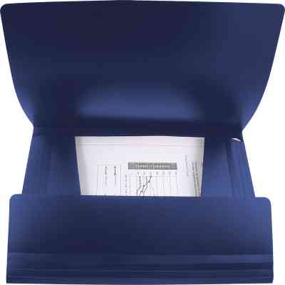 Папка на резинках Axent A4 500 мкм blue (1508-02-A) Винница