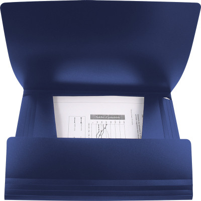 Папка на резинках Axent A4 500 мкм blue (1508-02-A) Винница - изображение 2