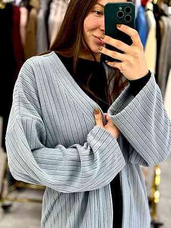 Женский базовый теплый кардиган ангора 