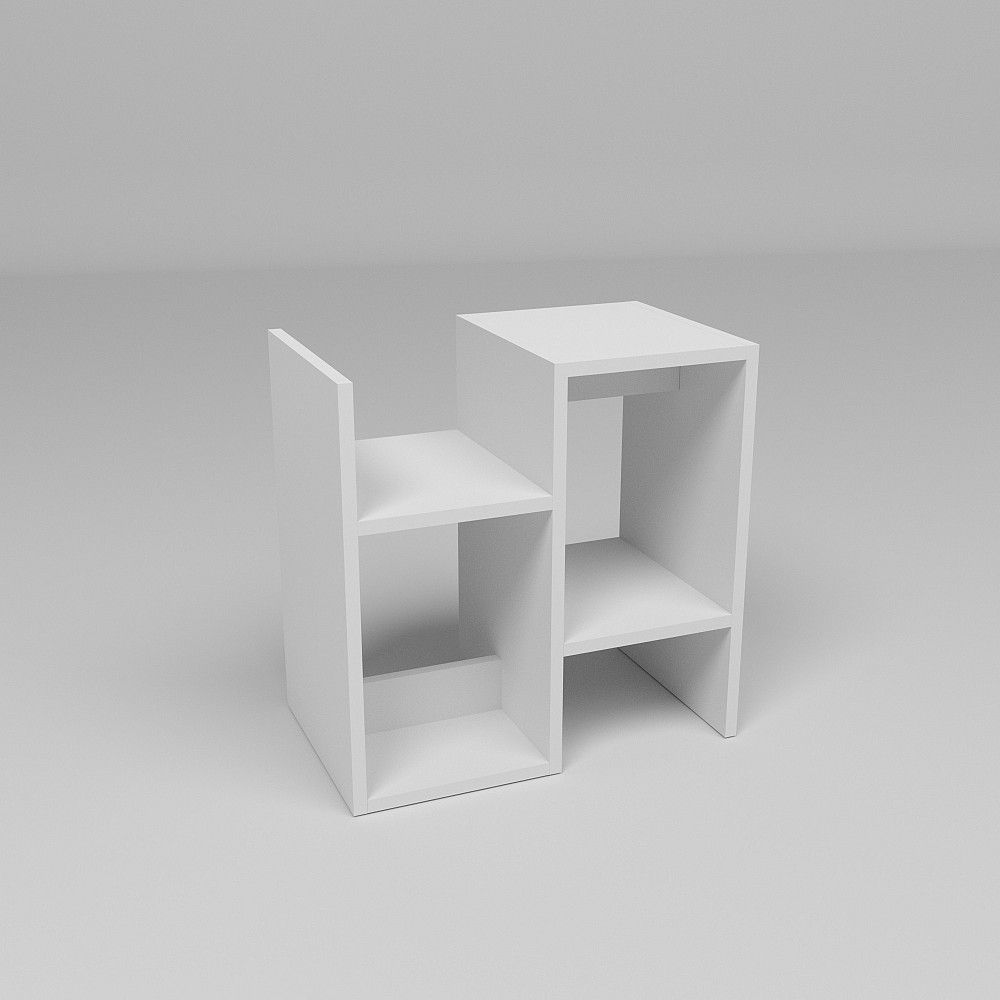 Тумба прикроватная S-1, Белый, 500/300/500 Львов - изображение 3