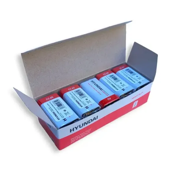 Батарейка «Крона» HYUNDAI Heavy Duty 9В для пультов и игрушек Киев