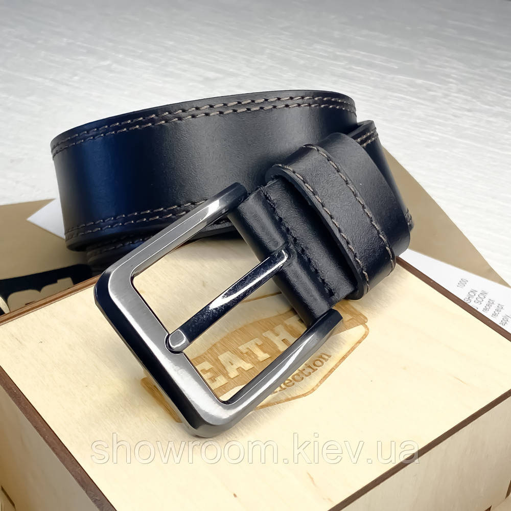 Мужской кожаный ремень Leather Collection (7806) Киев - изображение 2