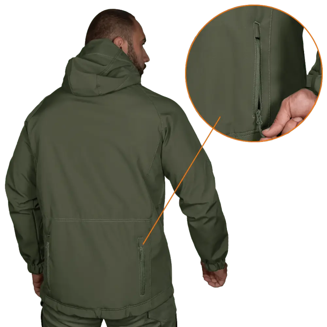 Куртка чоловіча тепла Stalker SoftShell 7225 (Оливковий) 3XL Вінниця - фото 3