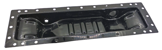 Бак радіатора нижній МТЗ-80, 82. 70У-1301075 (метал) (порошкове фарбування). Бак радіатора нижній Мукачево