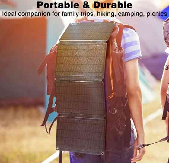 Сонячна панель Solar panel IP67 30W 2xUSB (PD) виходу (BS-030) Вінниця