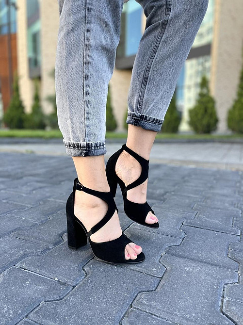 Nivelle Босоніжки жіночі NIVELLE 1858/9510-9544 чорні (літо, замша натуральна) (3710) Коломыя - изображение 8