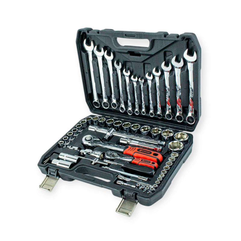 Набір інструменту 1/2", 1/4" 61 шт. Мукачево - фото 1