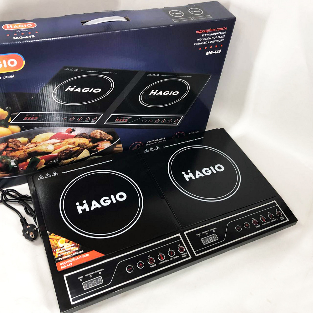Електричні плити хорошої якості MAGIO MG-443, Маленька електроплита настільна, Домашня електрична плита AC-22 Івано-Франківськ - фото 6