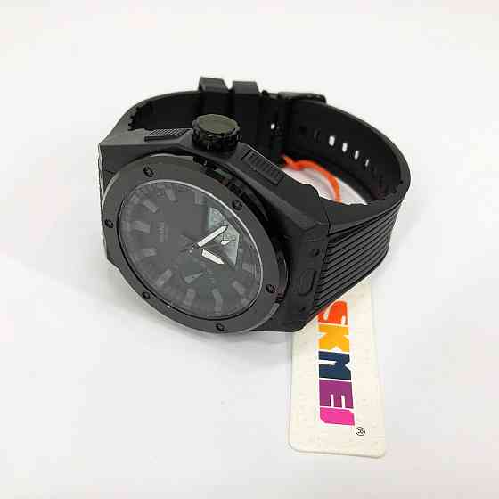 Надійні чоловічі наручні годинники SKMEI 2103BKWT, Водонепроникні чоловічі годинники SM-37 Івано-Франківськ