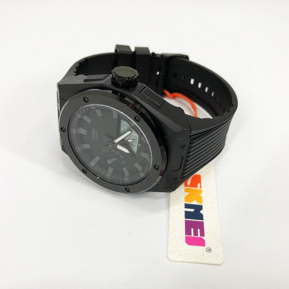 Надійні чоловічі наручні годинники SKMEI 2103BKWT, Водонепроникні чоловічі годинники SM-37 Івано-Франківськ - фото 1