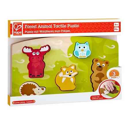 Тактильна рамка-вкладиш Hape Лісові звірята (E1621) Киев