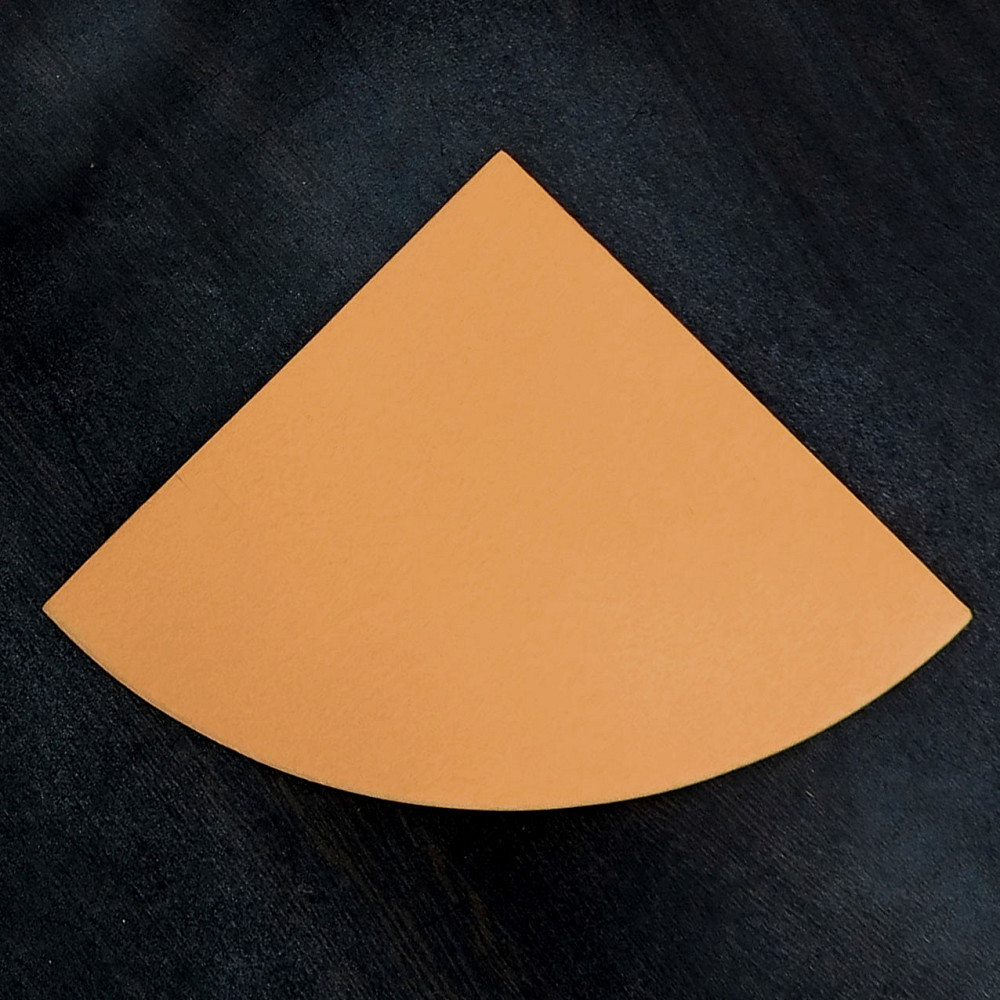 Угловая настенная полка 