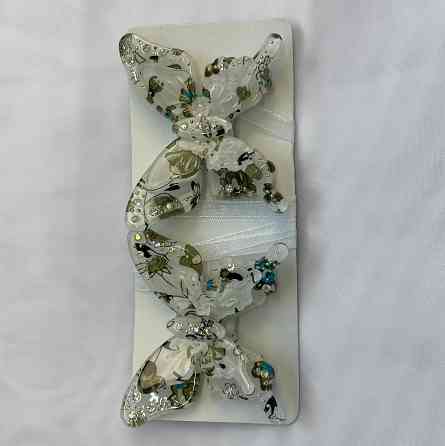 Магніти для штор і гардин Метелик Люсі набір 2 шт Хакі (81-171) Київ