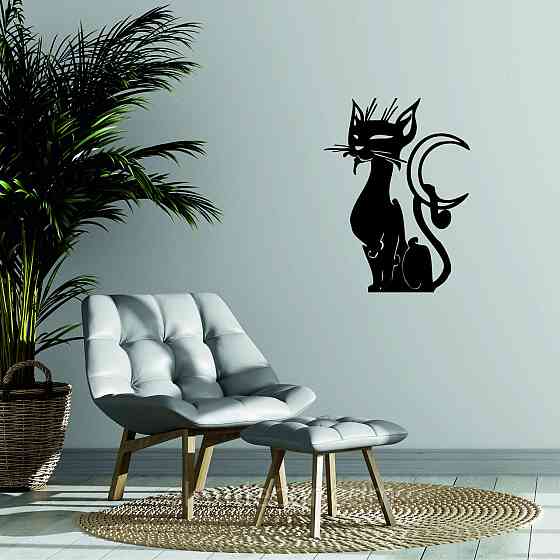 Декоративное настенное 3D Панно «Кот» Декор на стену с объемом Киев