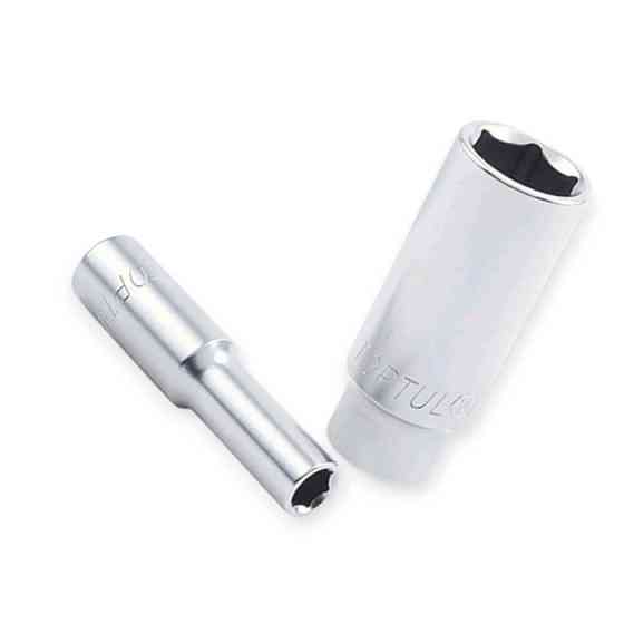 Головка торцевая шестигранная удлиненная 1/2 15мм CrV Мукачево