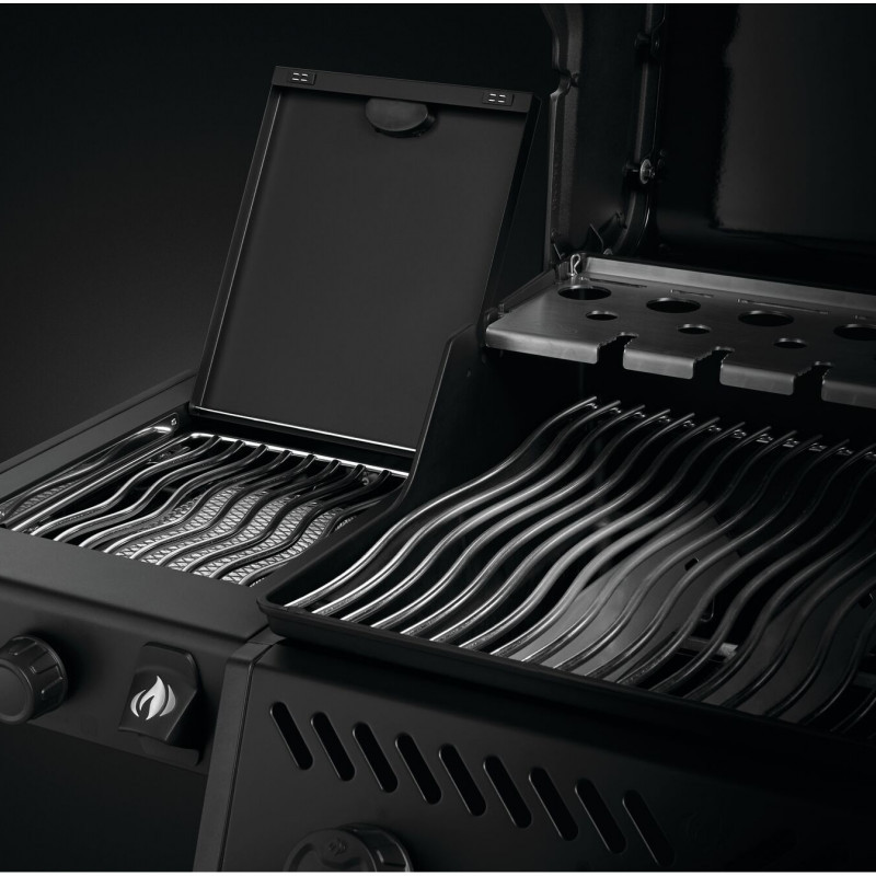 Газовий гриль Freestyle 425 з бічним пальником SIZZLE ZONE та дверкою, чорний мат F425DSIBPK-RU-PHM Код: 010721 Рівне - фото 9