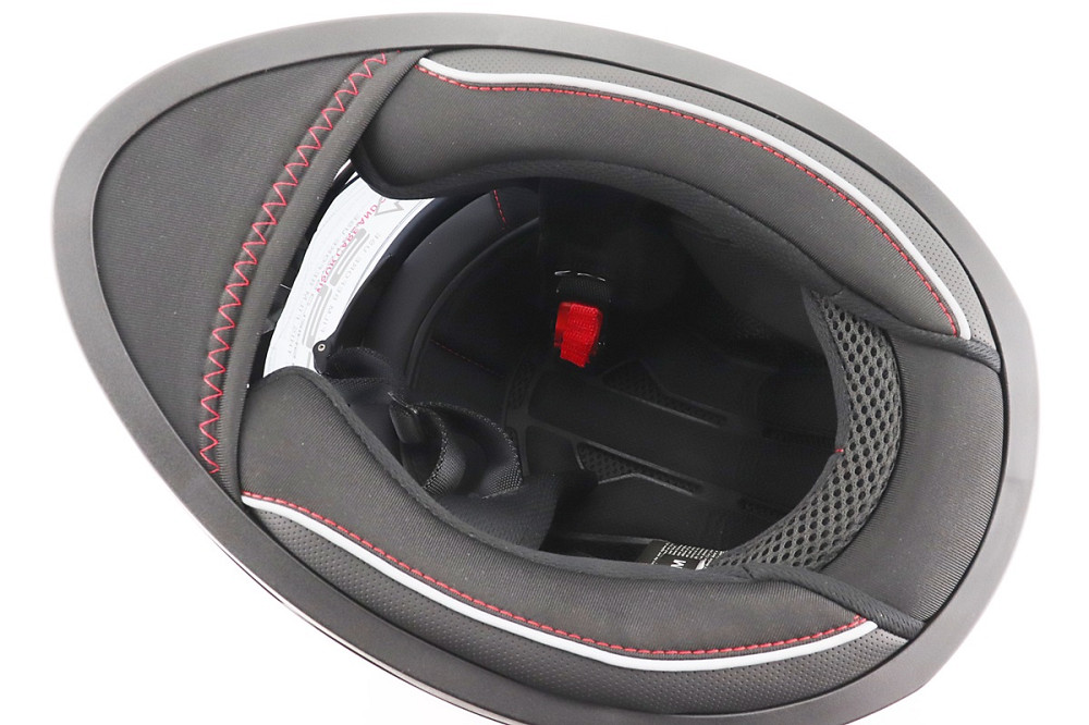 Шолом інтеграл, закритий (сертифікація DOT)+відкидні окуляри BLD-M67 L (59-60см), ЧОРНИЙ/НЕОНОВО-ЗЕЛЕНИЙ Киев - изображение 7