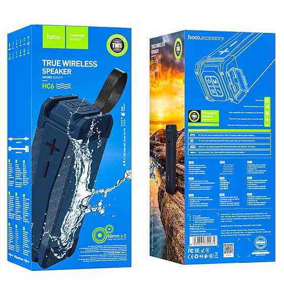 Портативна акустика HOCO HC6 Magic sports Bluetooth колонка динамік темно-синій 6931474749079 Одеса