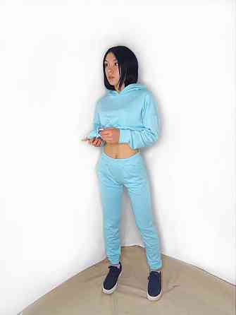 Костюм підлітковий спортивний тринитка петля Блакитний L Харків