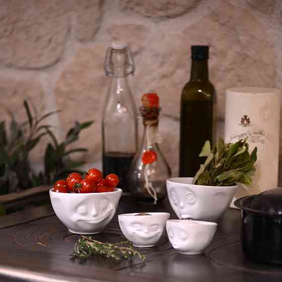 Набір із двох піал Tassen Поцілунок і Усмішка (200 мл) порцеляна Білий Вінниця