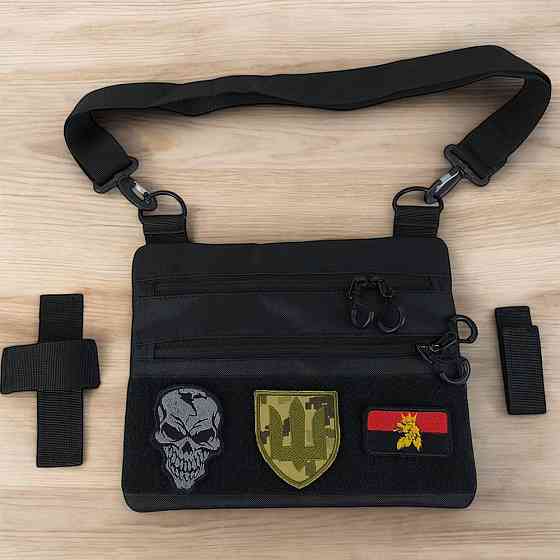 Сумка тактическая для документов, Тактические мессенджеры сумки, Мужская тактическая сумка барсетка BD-76 Львов