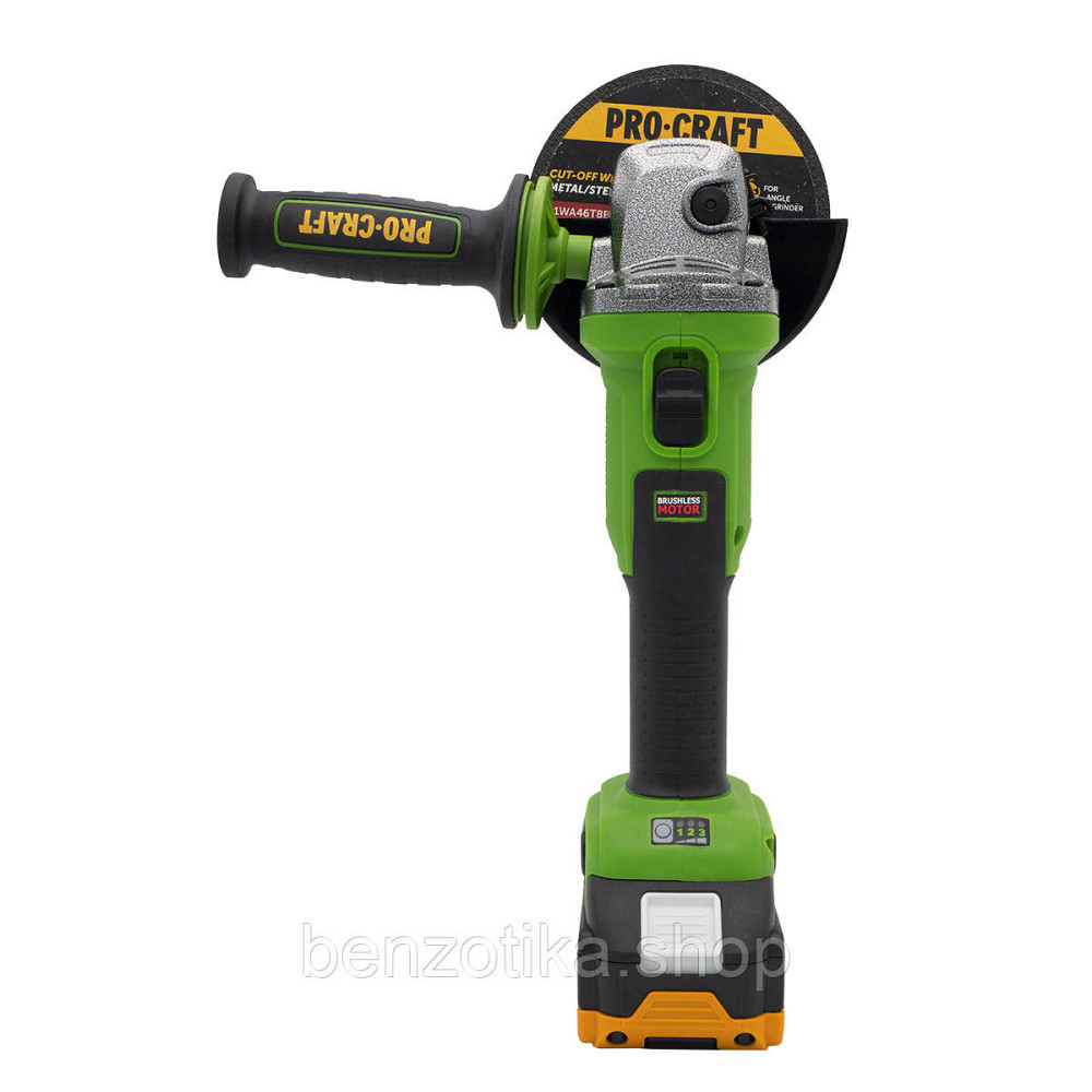 Акумуляторна болгарка Procraft PWA220 (1 акб 4 Аг) Киев - изображение 4