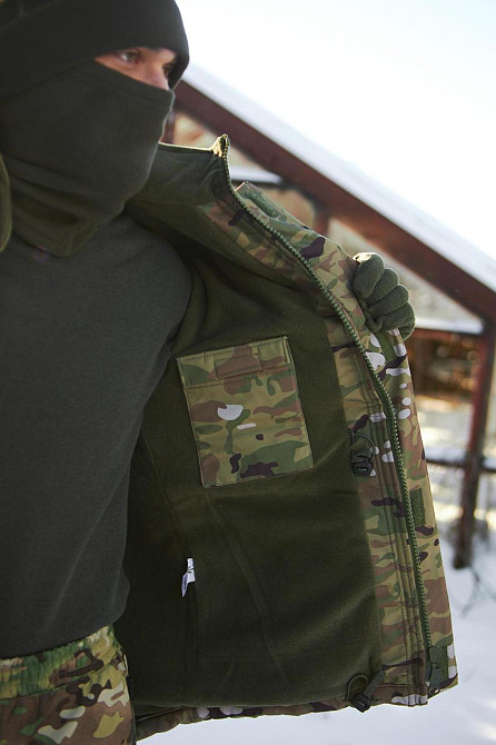 Тактический мужской зимний зимний мультикам бушлат армейская куртка бушлат зимняя все размеры Львов - изображение 9