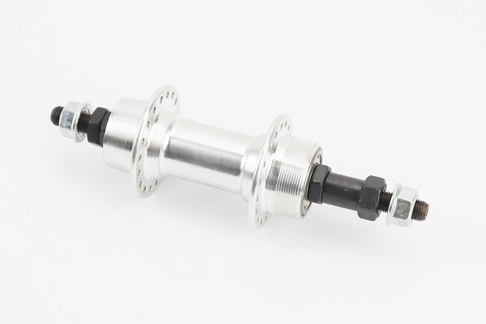 Втулка задня MTB алюмінієва 14Gx36H під вільнобіг, V-brake, 2 пром-підшипники 6200 2RS, кріпл. гайка Київ - фото 1