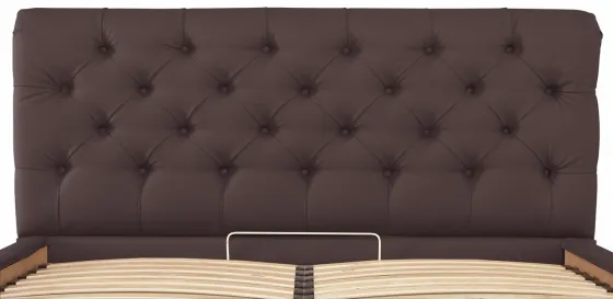 Кровать London Comfort 140 х 200 см Fly 2231 С подъемным механизмом и нишей для белья Темно-коричневый Киев