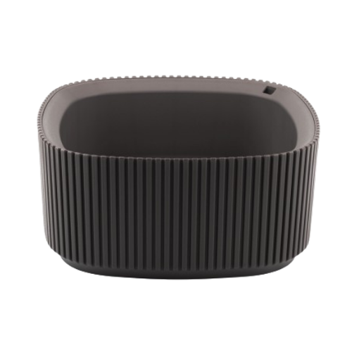 Вазон Pera Aranjman 1,8л квадратний антрацит ELIF Житомир - фото 1