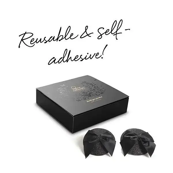 Пестіс Bijoux Indiscrets Burlesque pasties GLITTER and BOW Львов - изображение 5