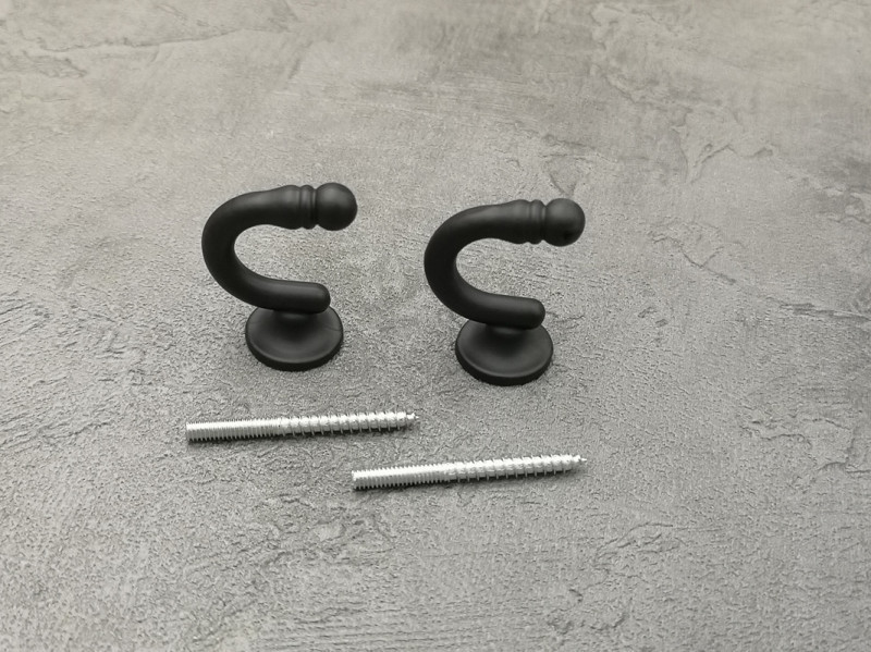 ГАЧОК металевий Orvit 45 мм ЧОРНИЙ ОКСАМИТ Львов - изображение 2