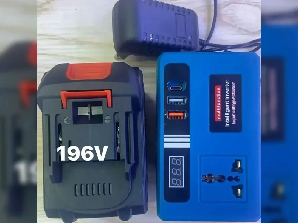 Інвертор багатофункціональний 196W 18–21V вхід інтелектуальний перетворювач напруги 220V Одеса - фото 1