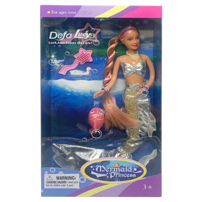 Кукла DEFA 20983 русалка  Серебряный Винница - изображение 1