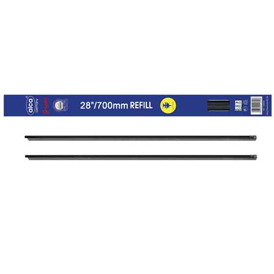 Гумки (2шт) до щітки склоочисника (двірника) профіль 