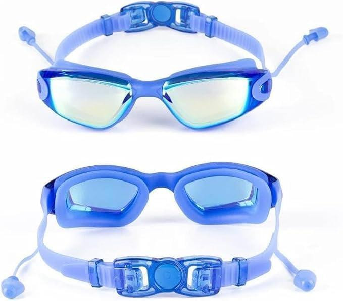 Синие очки для плавания с берушами и защитой от УФ Киев - изображение 3