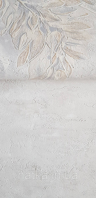 Шпалери вінілові на флізеліні Grandeco Anita1,06х10 під венеціанську штукатурку світло-бежеві Київ - фото 4