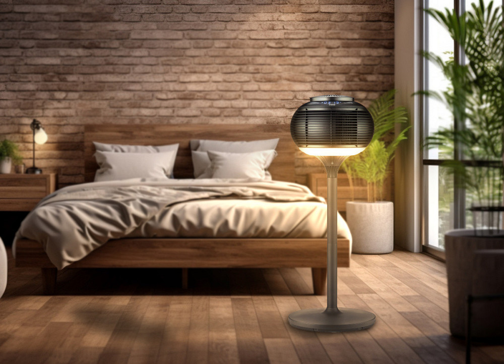 Вентилятор-торшер із функцією нагрівання 3 в 1 Noveen F780 Київ - фото 10