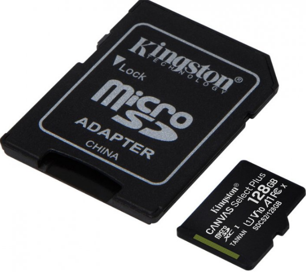 Карта пам'яті microSDXC 128Гб Class 10 (UHS-1) 100Мб/с Kingston  Canvas Select Plus + adapter SD Житомир - фото 3