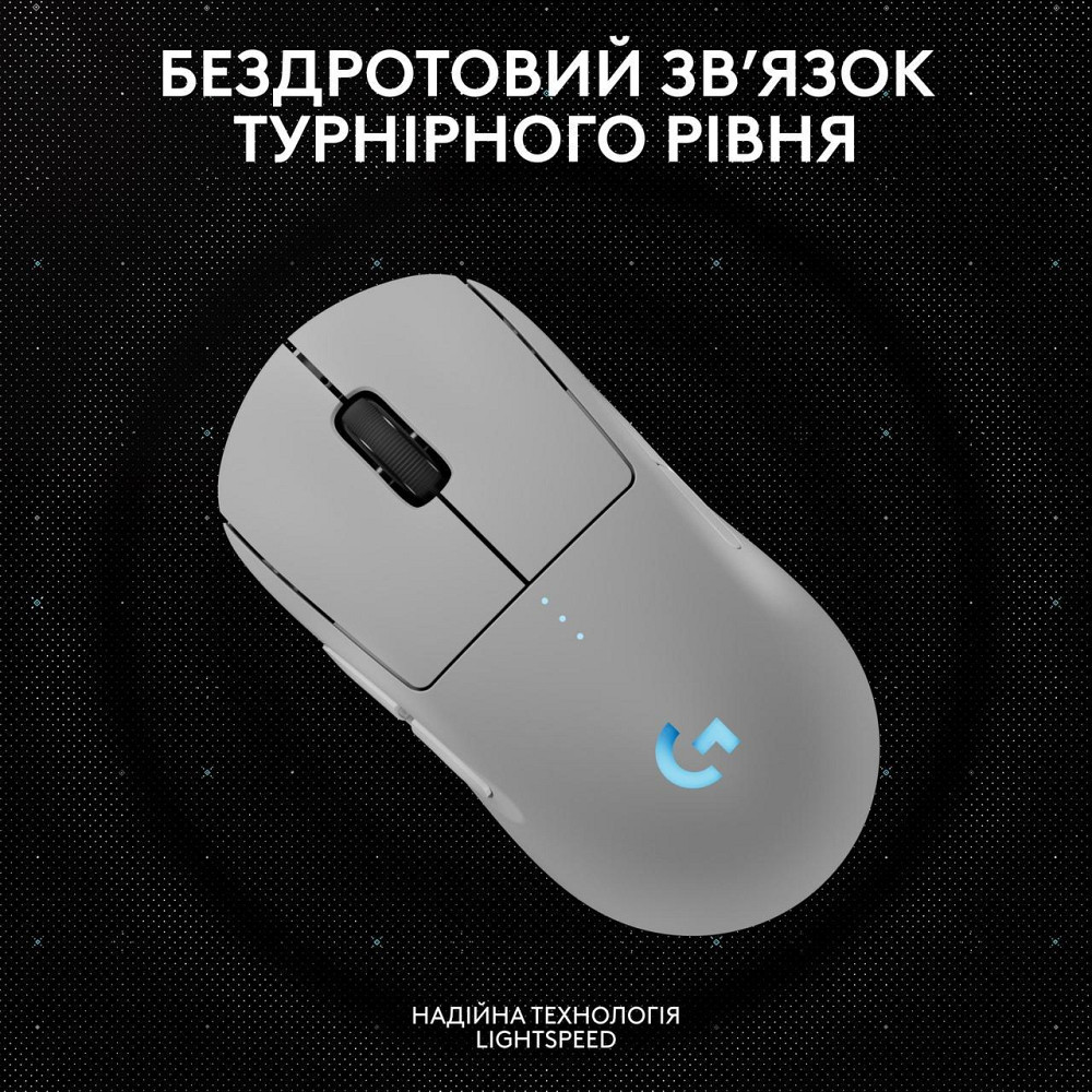 Миша бездротова Logitech G Pro 2 Lightspeed White (910-007302) ( Білий ) Харьков - изображение 3