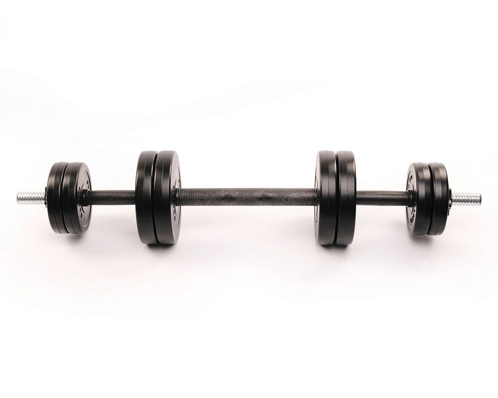 Гантелі Elitum 2х16 кг з подовжувачем грифа для штанги, набірні, для дому та зали Київ - фото 2