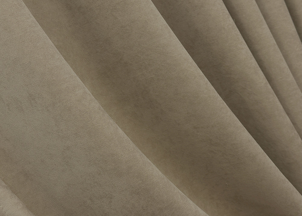 Комплект штор на люверсах VR-Textil Мікровелюр Petek YL № 1804 Капучино 150х270 см 2 шт (37-0270) Київ - фото 7