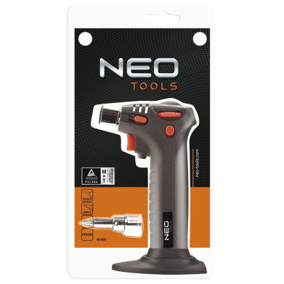 Газовый паяльник Neo Tools пьезоноджог, 20 мл (19-901) Винница - изображение 2