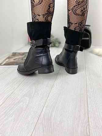 Черевики жіночі M.KRAFT чорні натуральна шкіра зима висота 20см каблук 4см (2482) 37р.41р. Коломыя