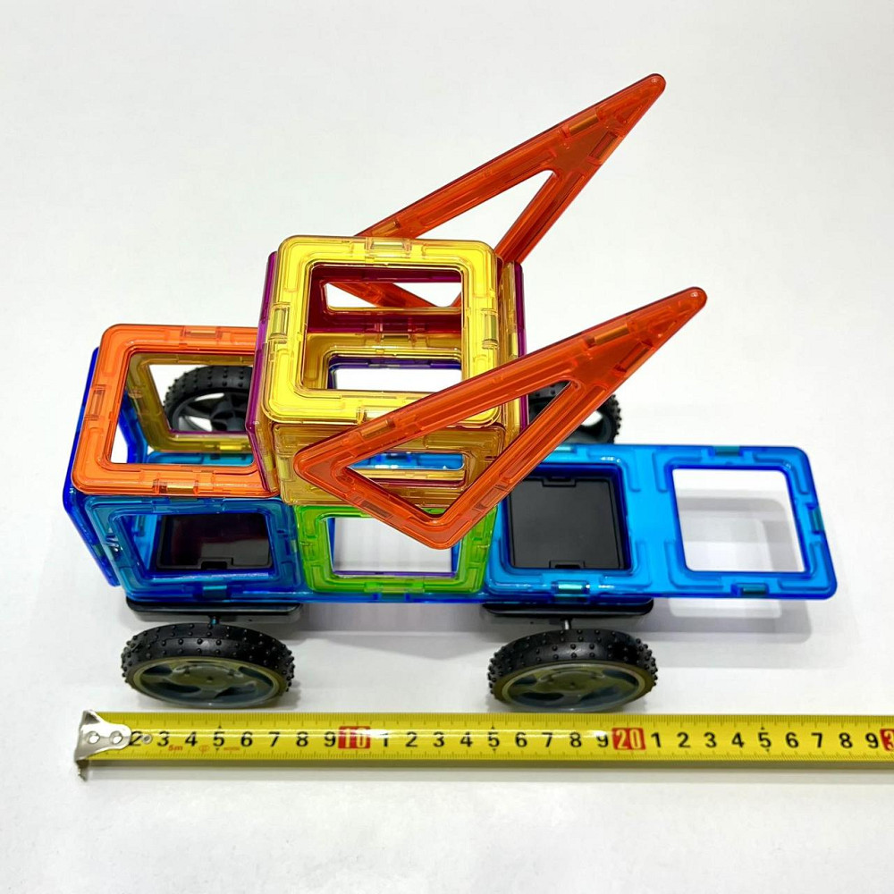 Конструктор магнітний Limo Toy Транспорт 87 деталей (LT3003) Чернигов - изображение 10