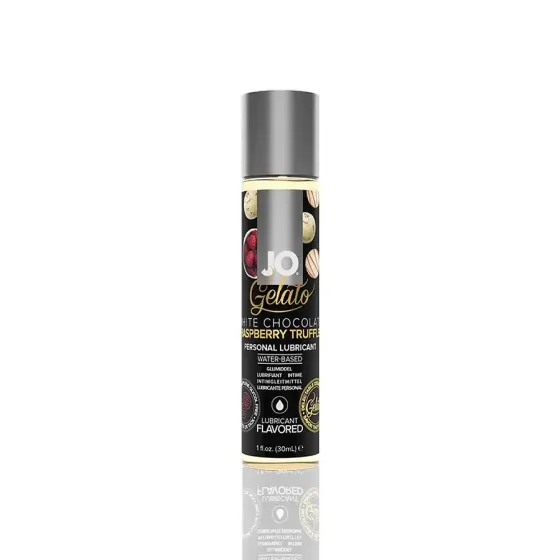 Змазка на водній основі System JO GELATO White Chocolate Raspberry (30 мл) без цукру та парабенів Львів