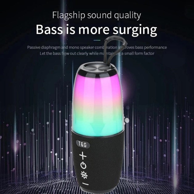 Портативная bluetooth колонка музыкальная, Bluetooth колонка с USB и AUX входом Блютуз с радио GW-87 Львов - изображение 3