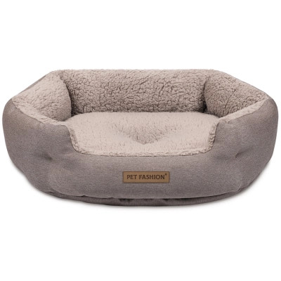 Лежак для животных Pet Fashion BRIG 58х48х20 см кофейный (4823082441488) Винница - изображение 2