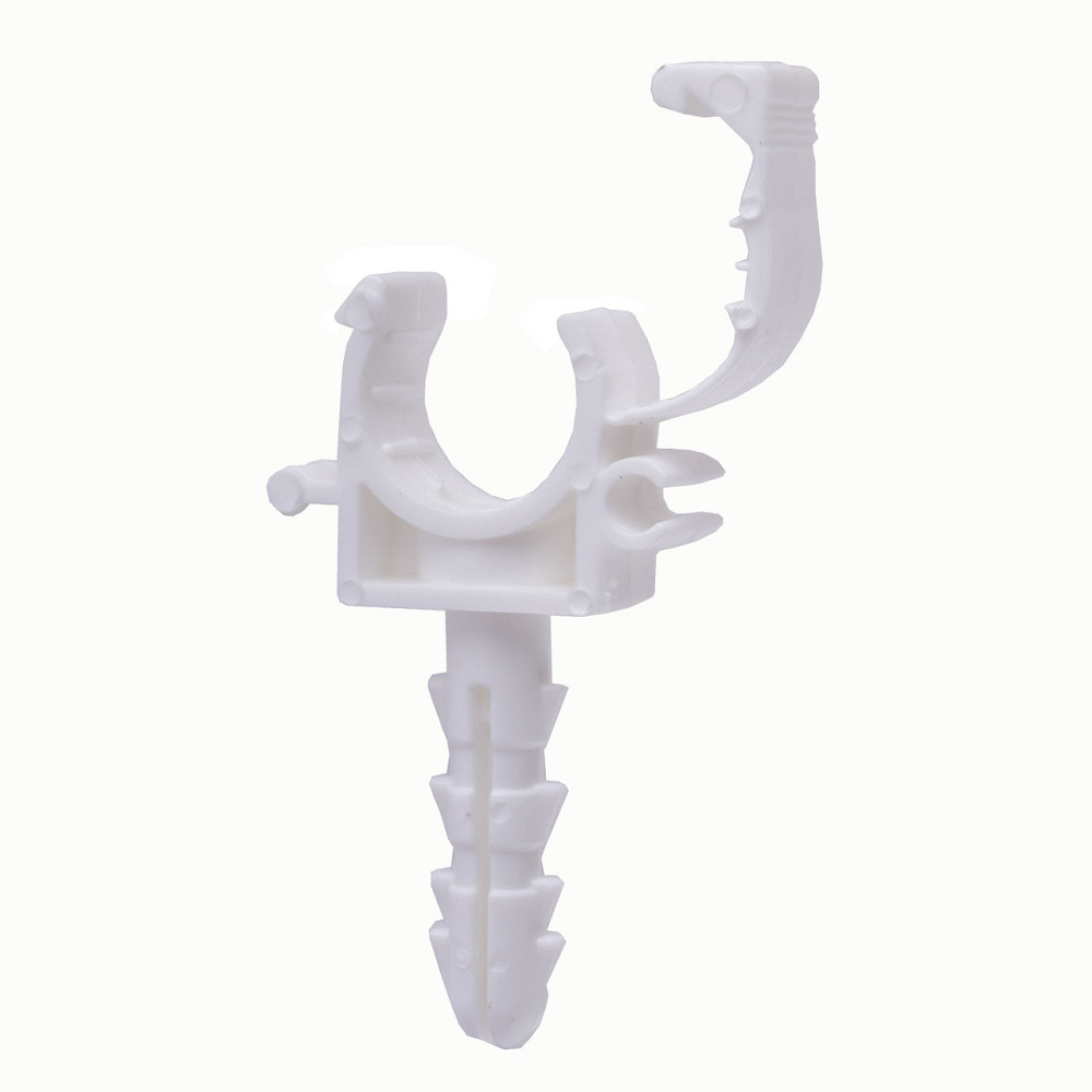 Кліпса для труби металопластикової з дюбелем NEW 20х2,0 (000001274) Київ - фото 1