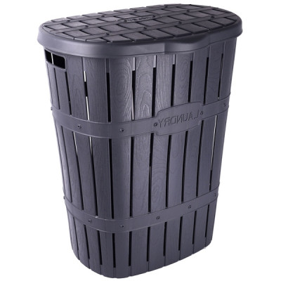 Корзина для белья Violet House 1014-1 Бамбу Antracite 60 л Винница - изображение 1